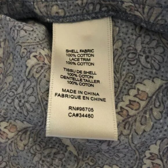 La Vie Rebecca Taylor Woodblock Lily Lace Top size S - Picture 9 of 10